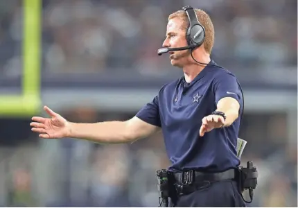  ?? MATTHEW EMMONS/USA TODAY SPORTS ?? Cowboys head coach Jason Garrett has gotten a vote of confidence from the owner.