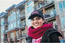  ?? CHRISTINA RYAN ?? Sapna Sharma is excited for the new Matrix project on 17th Avenue. The Mission area is popular with younger buyers.