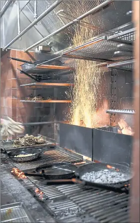  ?? ANGLER ?? The freshest offerings from local fishermen are cooked over an open wood flame by the team at Angler, a new waterfront restaurant in San Francisco from Joshua Skenes of Saison.