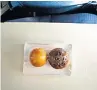  ??  ?? EXPENSIVE Airline food