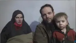  ??  ?? Canadian Joshua Boyle, his American wife Caitlan Coleman and their children are on their way home after five years held hostage.