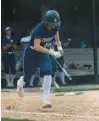  ?? SOUTHTOWN TROY STOLT/DAILY ?? Lemont’s Allison Pawlowicz runs toward first base against Minooka on Wednesday.