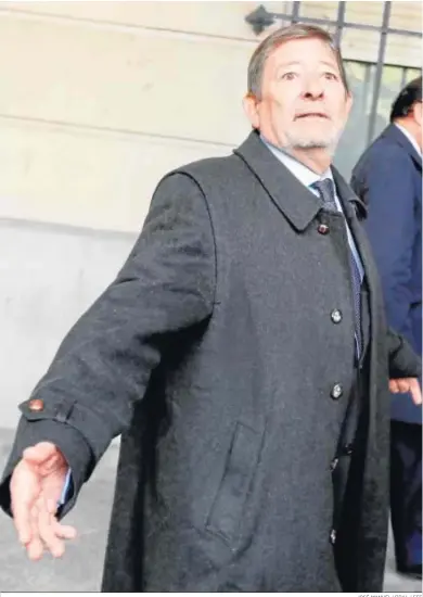  ?? JOSÉ MANUEL VIDAL / EFE ?? Guerrero, el 19 de noviembre del año pasado, cuando se dio a conocer la sentencia de la pieza política de los ERE.