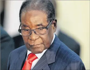  ?? THEMBA HADEBE/AP FILE PHOTO ?? Zimbabwean President Robert Mugabe