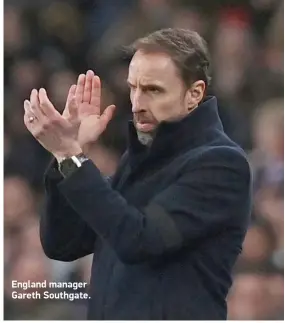  ?? ?? England manager Gareth Southgate.