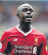  ??  ?? Liverpool winger Sadio Mane.