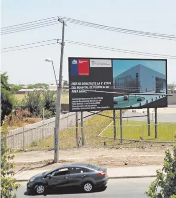  ??  ?? Terreno destinado a la construcci­ón del Hospital Cordillera (ex H. de Puente Alto). SITUACIÓN ACTUAL ATENCIÓN PRIMARIA