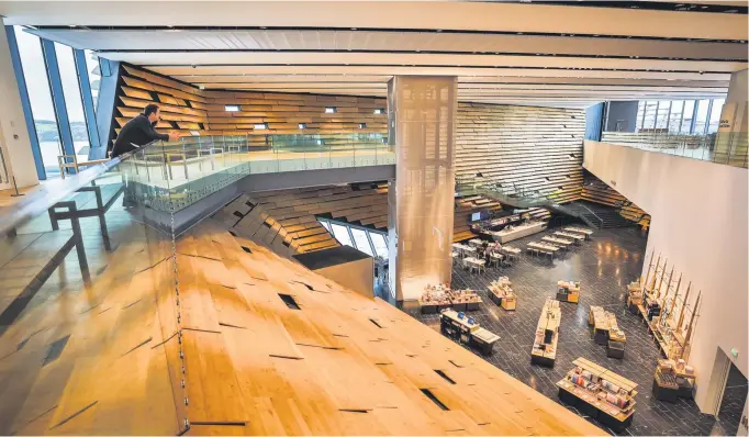  ?? Pictures: Kris Miller. ?? Stunning images from inside the new V&amp;A Dundee museum, which officially launches on Saturday.