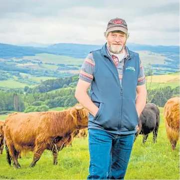  ??  ?? DEMAND: NFU Scotland president Martin Kennedy wants MSPS to back farmers.