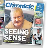  ??  ?? HER story provoked outrage and touched a nerve with thousands across the country.
Hazel Macrae, a 62-year-old woman – blind since birth – told she was fit to work.
She came to the Chronicle, heartbroke­n, after the Department for Work and Pensions...