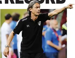  ?? GETTY IMAGES ?? Filippo Inzaghi, 46 anni, tecnico del Benevento