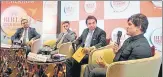  ?? DEEPAK GUPTA/ HT PHOTO ?? (R-L) Yash Birla, Gaurav Prakash, Nirvaan Birla and Masoodul Haq ▪ at a press meet in Lucknow on Monday.