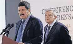  ??  ?? el presidente otorgó su apoyo al gobernador de Chihuahua