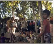  ?? (Photo AFP) ?? Des réfugiés rohingyas au camp de Naybara au Bangladesh le  décembre .