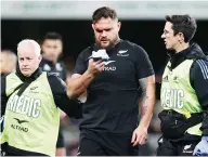  ?? ?? Gone: Angus Ta’avao sent off against Ireland