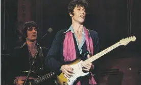  ?? ?? Robbie Robertson, right, with Rick Danko in The Last Waltz (1978). Photograph: United Artists/Kobal/Shuttersto­ck