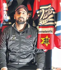  ?? Picture: Kris Miller. ?? Dundee Stars coach Omar Pacha will lace up his skates this weekend.