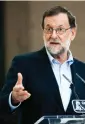  ??  ?? Mariano Rajoy, premier incaricato