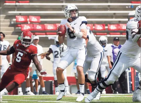  ?? Gary Kazanjian / Associated Press ?? Steven Krajewski will start at QB for UConn on Saturday against Purdue.