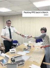  ?? EMAS ?? Packing PPE back in March