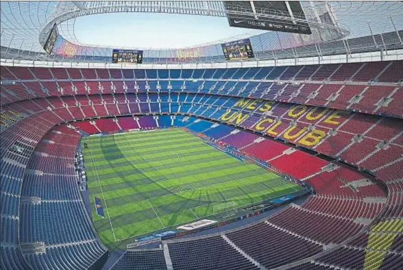  ?? FC BARCELONA / FC BARCELONA ?? Una imagen virtual reproduce el aspecto que tendrá el Camp Nou en el futuro