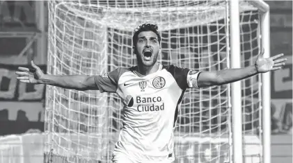  ?? REUTERS ?? no falla. El delantero de San Lorenzo anotó el primer gol anoche ante Belgrano de Córdoba.
