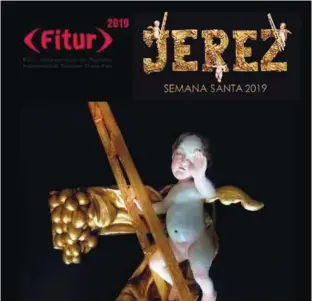  ??  ?? Variación del cartel de Jerez para su presentaci­ón en FITUR.