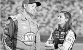  ?? CHUCK BURTON/ASSOCIATED PRESS FILE ?? Ricky Stenhouse is on his own now after the breakup late last year with former fellow racer Danica Patrick.