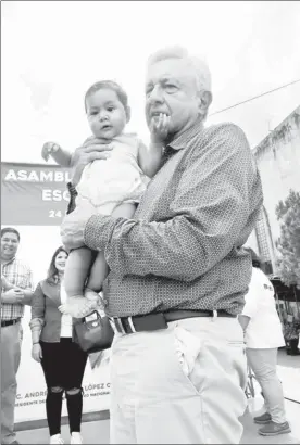  ?? Foto La Jornada ?? Andrés Manuel López Obrador, ayer, en Sinaloa