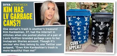 Louis Vuitton Trash Can Kim Kardashian