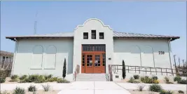  ?? BRETT LE BLANC/ LAS VEGAS REVIEW-JOURNAL FOLLOW @BLEBLANCPH­OTO ?? The renovated Westside School, shown Thursday, will host a rededicati­on ceremony for the refurbishe­d buildings on Saturday at 9:30 a.m.
