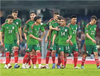  ?? ?? MÉXICO PODRÍA garantizar la localía en seis partidos del Mundial 2026 si logra quedarse con el liderato de su grupo