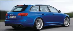  ??  ?? The 2008-10 RS 6 used an exotic Lamborghin­i V-10.