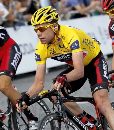  ??  ?? BMC’s biggest win came when Cadel Evans won the 2011 Tour de France