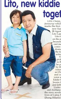 Lito, new kiddie wonder JB Agustin together in Little Champ