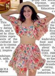  ?? ?? Ananya Panday in a hat by Myaraa