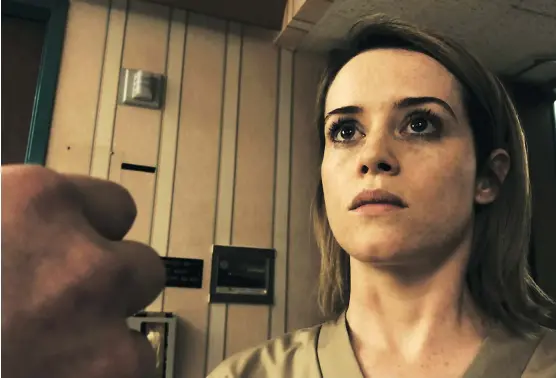  ?? BLEECKER STREET ?? Claire Foy is on the run from a stalker ex-boyfriend in Unsane, a movie that blurs the line between crazy true and truly crazy.