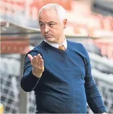  ??  ?? Dundee United manager Ray McKinnon.