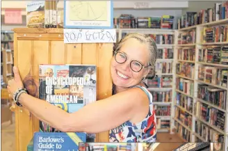  ?? MILLICENT MCKAY/JOURNAL PIONEER ?? Nancy Quinn, longtime Summerside resident and avid book nerd, has made her life-long dream come true after purchasing Avonlea Books in Downtown Summerside. The popular used bookstore will be renamed Seaside Books.