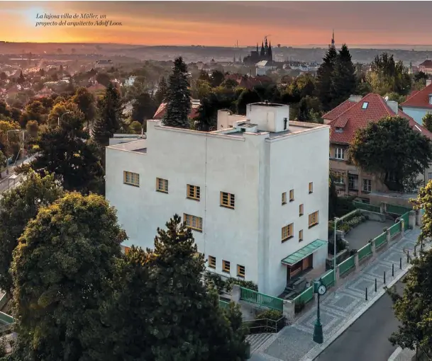  ??  ?? La lujosa villa de Müller, un proyecto del arquitecto Adolf Loos.