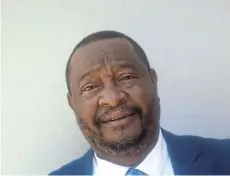  ?? Picture: SUPPLIED ?? FAREWELL: Lukhanji Public Primary School deputy principal Themba Sidwell Skweyiya is soon to retire from the education sector