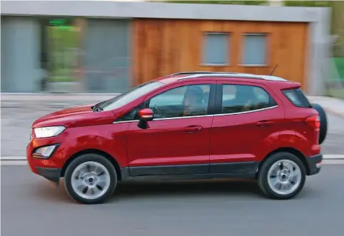  ??  ?? EcoSport es el SUV más exitoso de nuestro mercado desde hace más de una década.