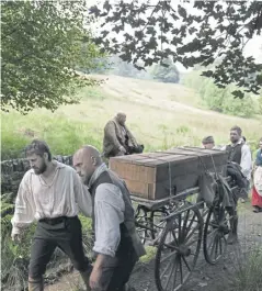  ?? ?? A scene from The Gallows Pole set and filmed in the upper Calder Valley.