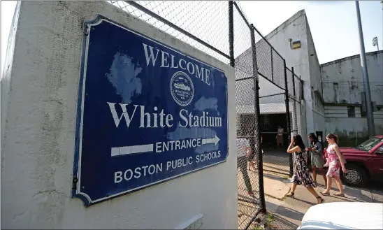  ?? HERALD FILE PHOTO ?? The use of Franklin Park’s White Stadium is now heading to the courts.