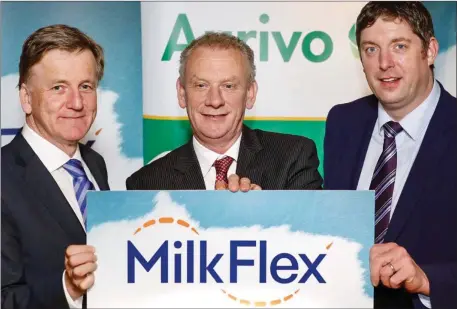  ??  ?? Aurivo, the globally-focused Agribusine­ss which is headquarte­red in the North West of Ireland, has hosted a series of informatio­n sessions to launch the innovative MilkFlex loan scheme which is now available to its dairy farmers. Four informatio­n...