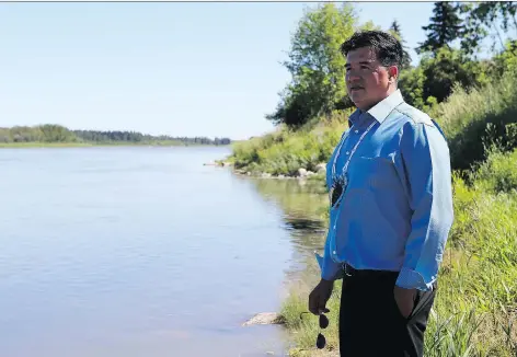 ?? MICHELLE BERG/FILES ?? FSIN Chief Bobby Cameron says frustrated chiefs want to talk to Husky’s CEO about the spill in the North Saskatchew­an River.