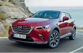  ??  ?? La Mazda Cx-3 è proposta sia con il cambio manuale che con quello automatico a sei rapporti