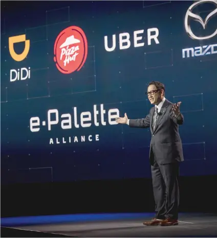  ?? La nueva alianza incluye además a Pizza Hut, Uber Technologi­es Inc., Mazda Motor Corp. y el gigante chino de los viajes compartido­s, Didi Chuxing. Bloomberg/La Repùblica ??