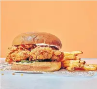  ?? POPEYES LOUISIANA KITCHEN VIA THE CANADIAN PRESS ?? Popeyes is expecting high demand for its fried chicken sandwich, which debuted Wednesday in the Edmonton area. The chain plans to expand the offering to Ontario and then nationally.