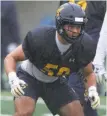  ?? Paul Chinn / The Chronicle ?? Cal linebacker Jordan Kunaszyk had 74 tackles in nine games last season.